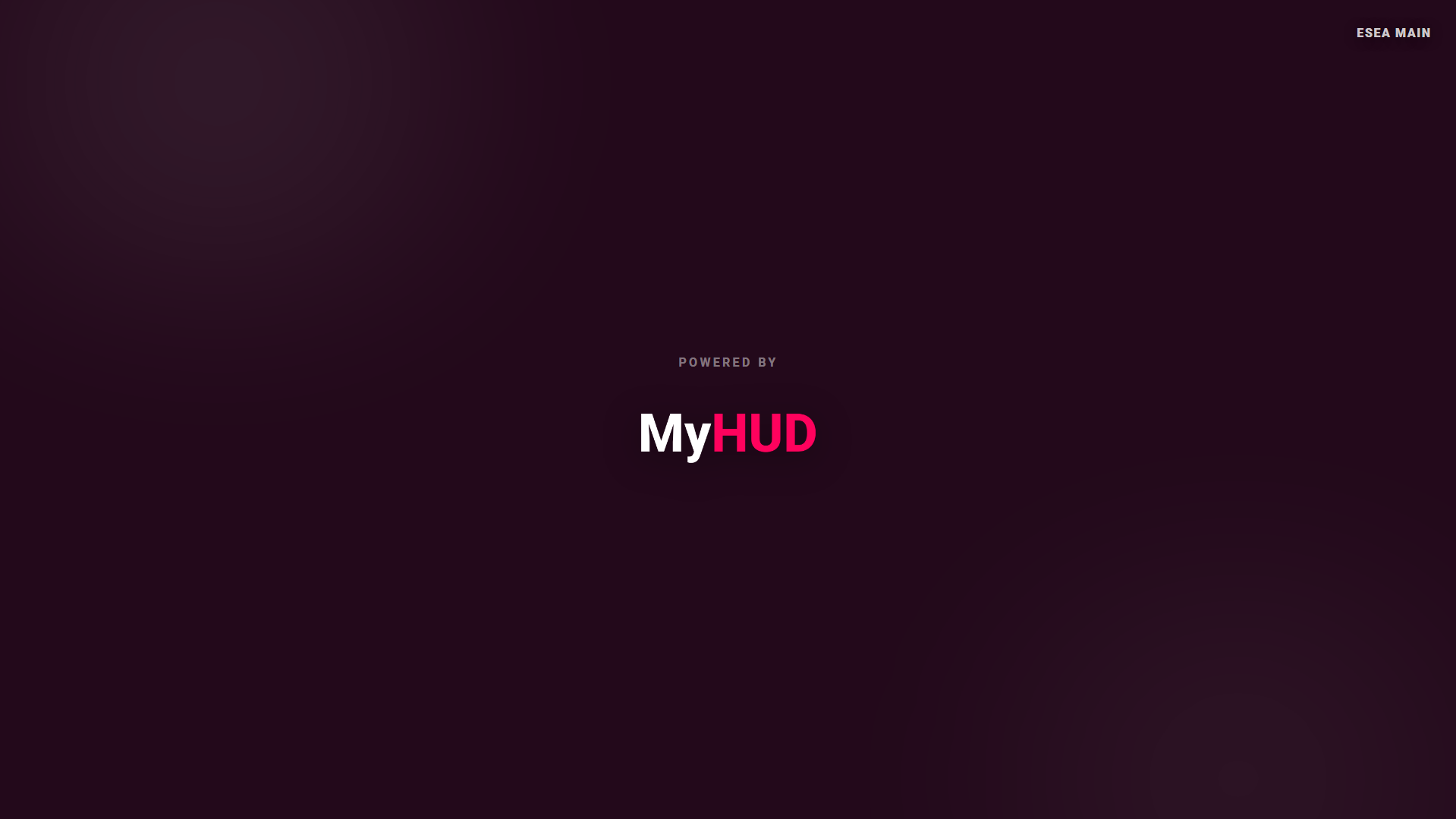 MyHUD Sponsors scene with a full-screen rotating sponsor carousel